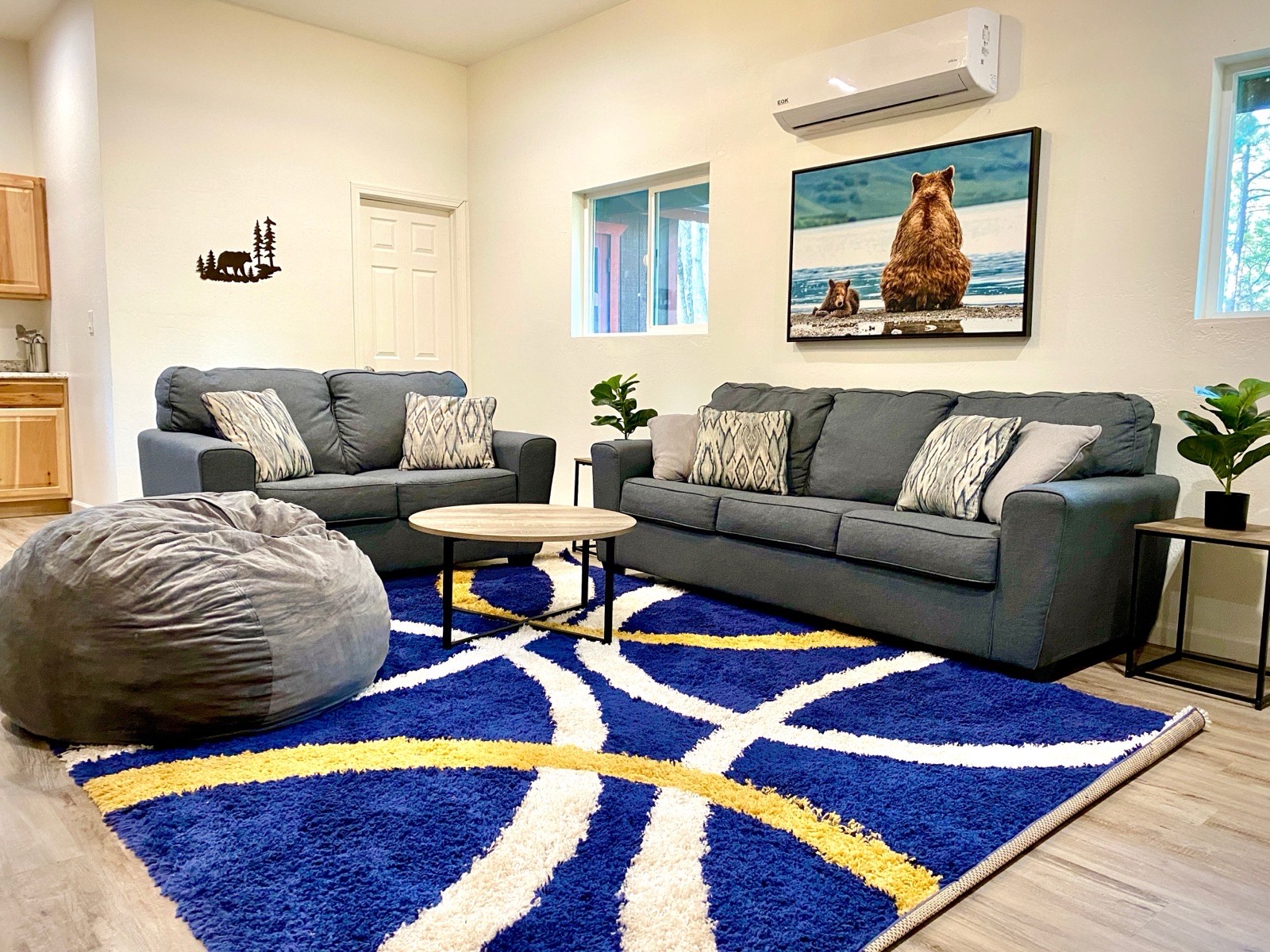 Mohave Cabin living room seating area