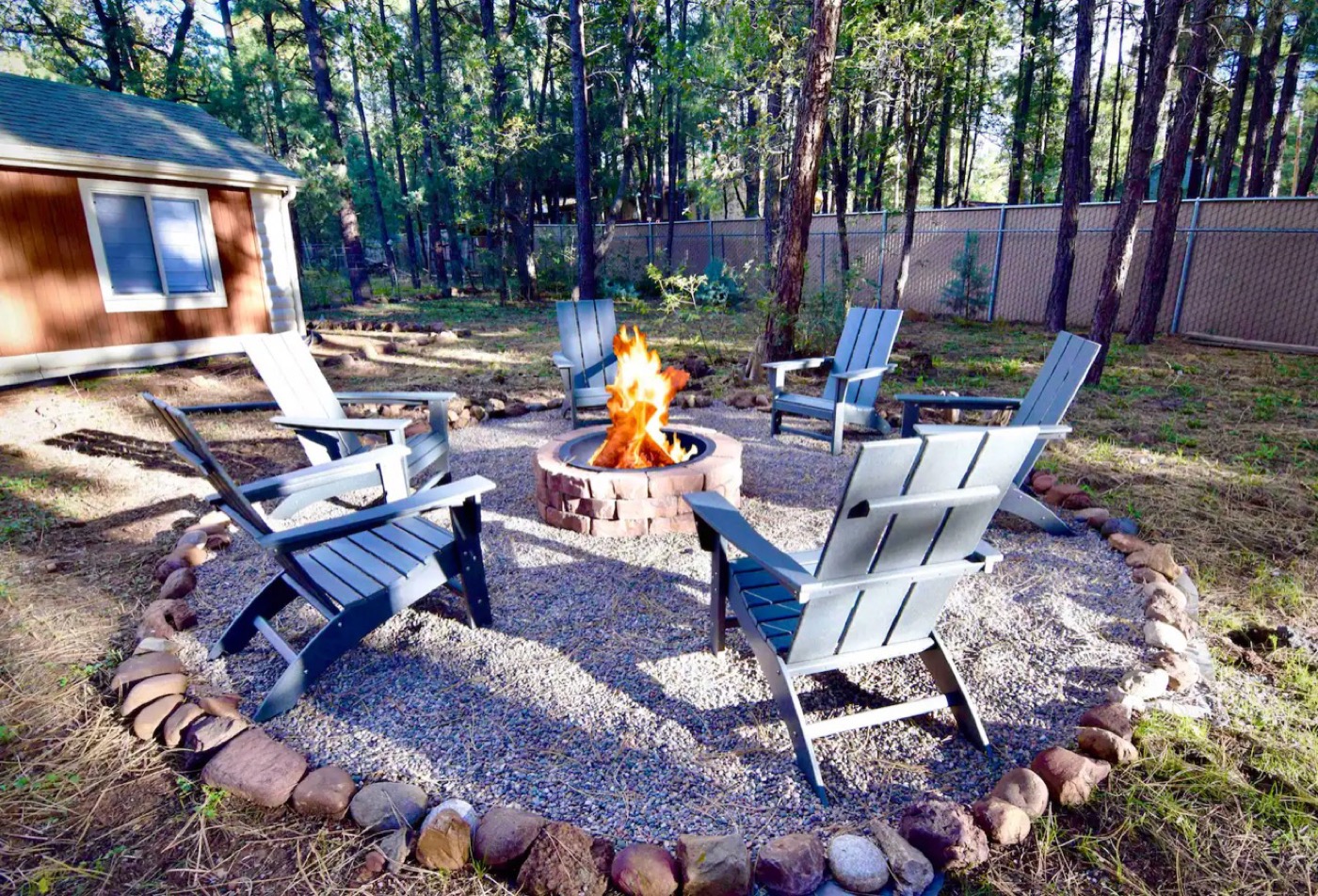 Parkway Lodge fire pit